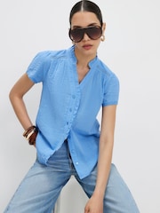 River Island Κοντομάνικο με Κουμπιά μπροστά με Σχέδιο - Εικόνα 1 του 4