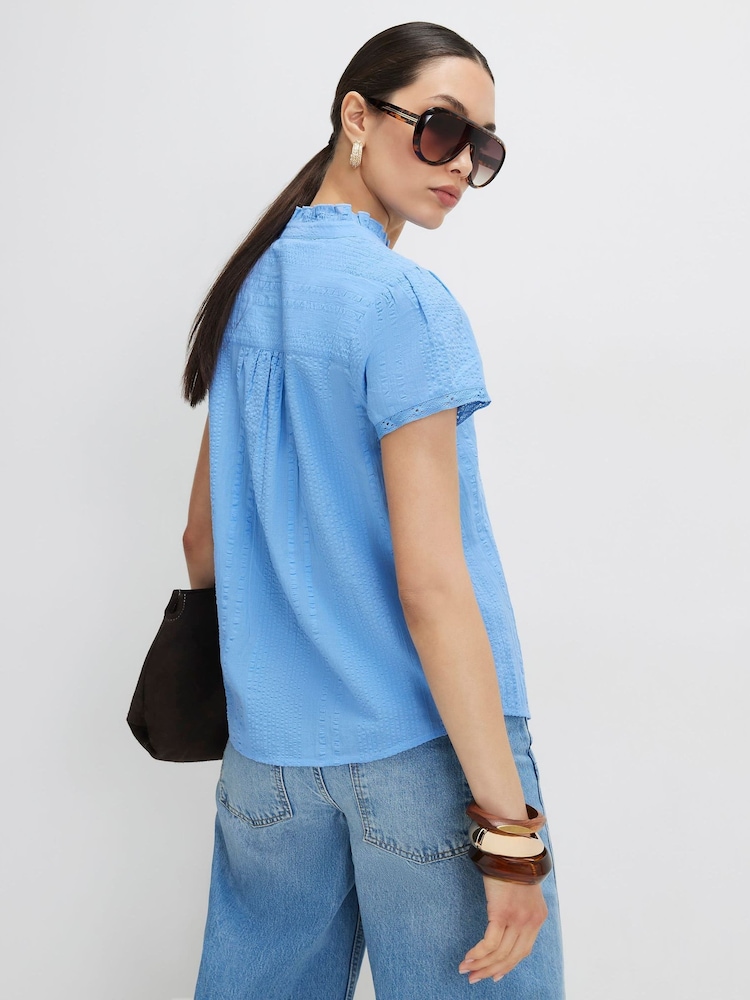 River Island Κοντομάνικο με Κουμπιά μπροστά με Σχέδιο - Εικόνα 2 του 4