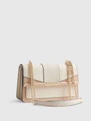 River Island Brown Monogram Bar Front Shoulder Bag - Image 4 of 6