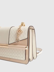 River Island Brown Monogram Bar Front Shoulder Bag - Image 6 of 6