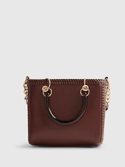 حقيبة نسائية صغيرة منسوجة من River Island - Image 4 of 6