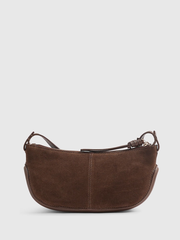 River Island Süet Çantası - 5şəkildən 2 şəkil
