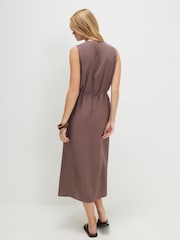Robe longue River Island sans manches à ceinture - Image 2 de 4