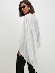 River Island Polka Dot Neck Cape Ponchos - Image 3 of 4