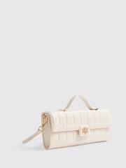 River Island Cream Quilted Clutch Bag - Image 3 of 5