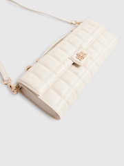 River Island Cream Quilted Clutch Bag - Image 5 of 5