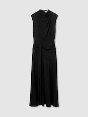 Reiss Inara Draped High-Neck Sleeveless Maxi Dress - Bild 2 von 8