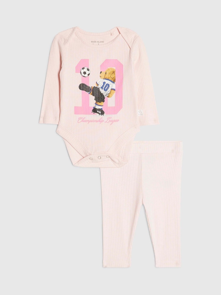 River Island Ensemble body et legging ours Coupe du monde - Image 1 de 4