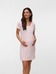 Mamalicious Pink Maternity and Nursing Nighties 2 Pack - Image 3 of 6