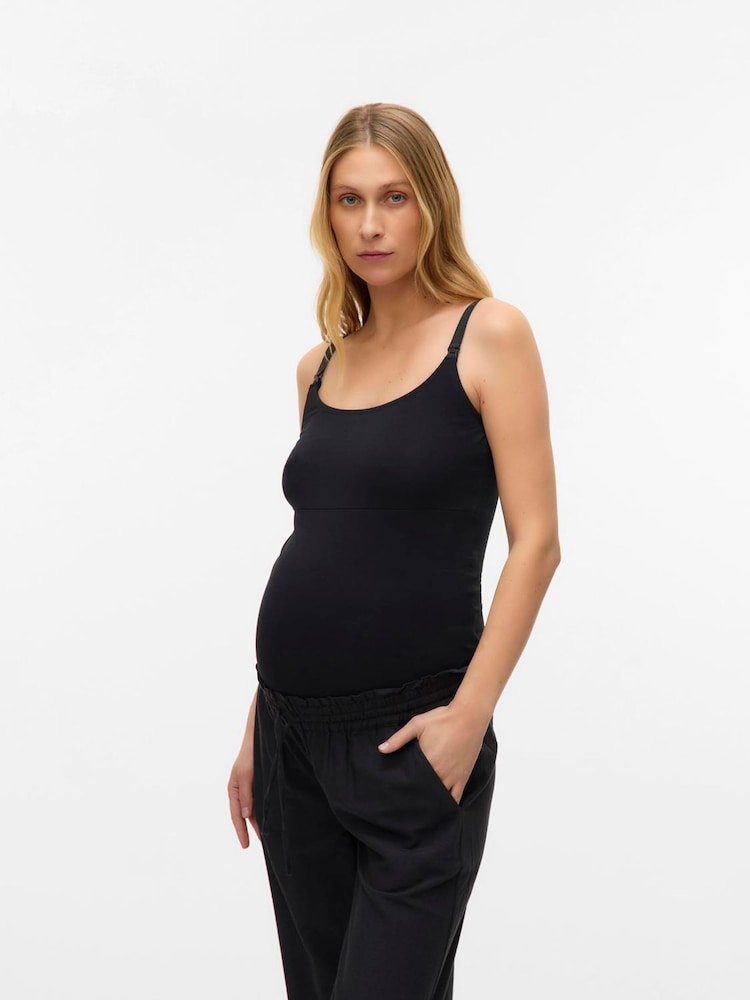 Mamalicious Black Maternity and Nursing Tops 2 Pack - Image 6 of 6 Mamalicious Black Maternity and Nursing Tops 2 Pack - Image 6 of 6