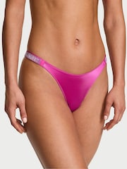 Victoria's Secret Pink Fire Thong Shine Strap Knickers - Image 1 of 2