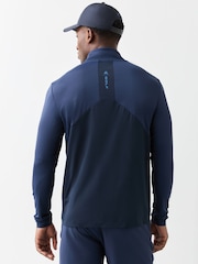 Montirex Blue Golf 1/4 Zip  Sweat Top - Image 3 of 4