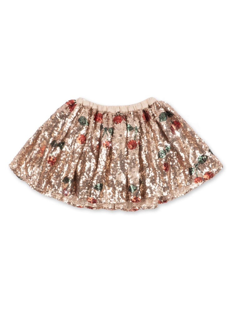 Konges Sløjd Gold Starla Sequin Skirt - Image 2 of 3 Konges Sløjd Gold Starla Sequin Skirt - Image 2 of 3