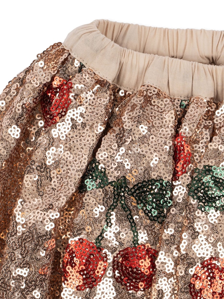 Konges Sløjd Gold Starla Sequin Skirt - Image 3 of 3 Konges Sløjd Gold Starla Sequin Skirt - Image 3 of 3