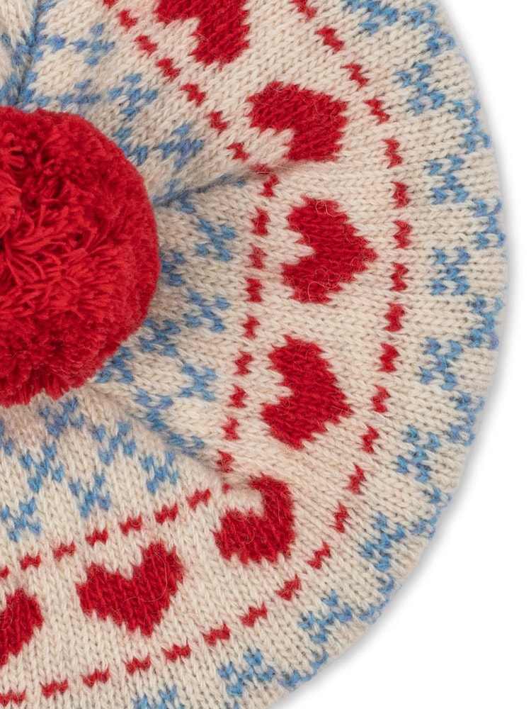 Konges Sløjd Red Belou Beret Hat - Image 2 of 2 Konges Sløjd Red Belou Beret Hat - Image 2 of 2