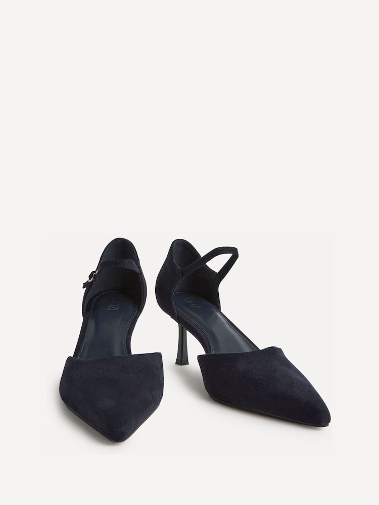 Linzi Blue Sabina Closed Back Court Heels - Image 2 of 5