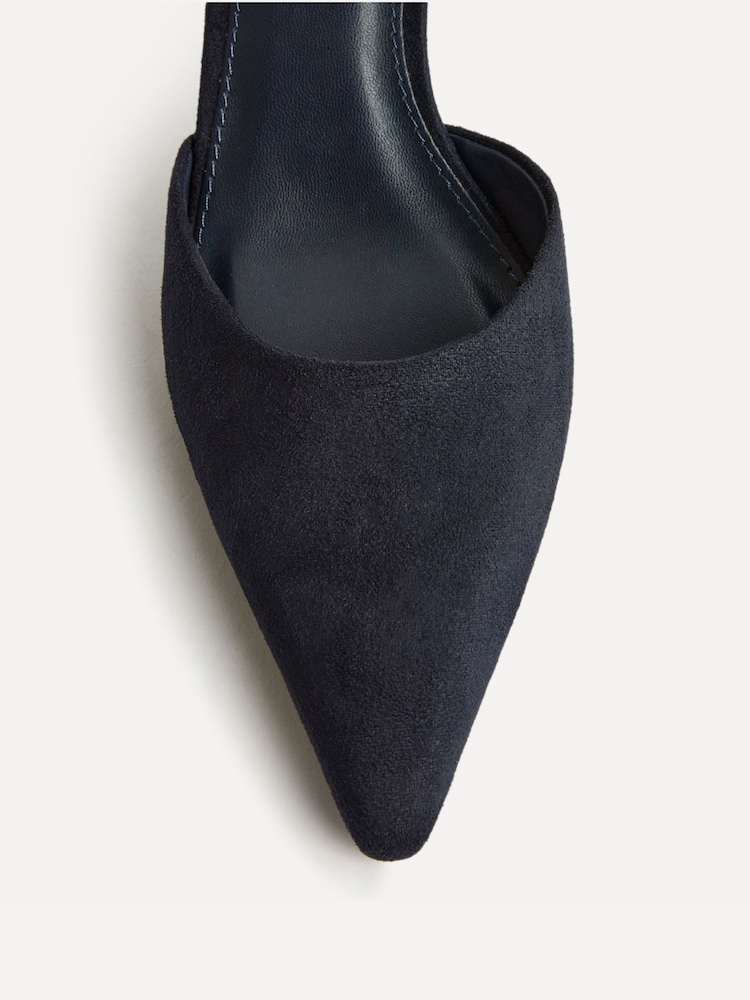 Linzi Blue Sabina Closed Back Court Heels - Image 5 of 5