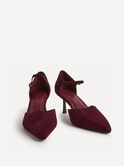 Linzi Red Sabina Closed Back Court Heels - Image 3 of 5