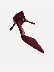 Linzi Red Sabina Closed Back Court Heels - Image 5 of 5