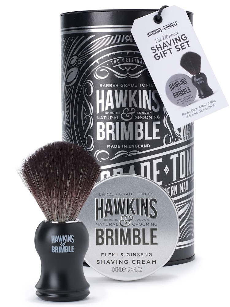 Hawkins & Brimble Shaving Gift Set SILVER - Image 1 of 2
