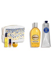 L'Occitane Almond Shower Oil 250ml, Shea Butter Hand Cream + Skincare Set Worth (£71.50) - Image 1 of 1