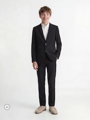 JACK & JONES JUNIOR Black Single Breasted Suit Jacket and Tailored Trousers - Image 1 of 7