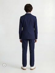 JACK & JONES JUNIOR Blue Single Breasted Suit Jacket and Tailored Trousers - Image 3 of 6
