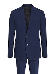 JACK & JONES JUNIOR Blue Single Breasted Suit Jacket and Tailored Trousers - Image 6 of 6