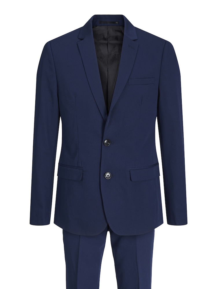 JACK & JONES JUNIOR Blue Single Breasted Suit Jacket and Tailored Trousers - Image 6 of 6 JACK & JONES JUNIOR Blue Single Breasted Suit Jacket and Tailored Trousers - Image 6 of 6