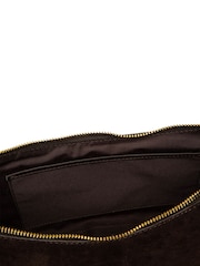 Cultured London Brown 'Roisin' Suede & Leather Cross-Body Bag - Image 7 of 7
