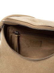 Cultured London Natural 'Luisana' Suede Cross-Body Bag - Image 5 of 6