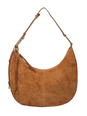 Cultured London Brown 'Kacey' Suede & Leather Shoulder Bag - Image 3 of 6