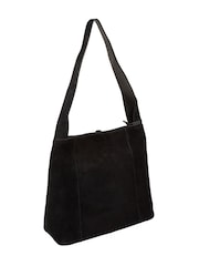 Cultured London Black 'Anitta' Suede Shoulder Bag - Image 5 of 7