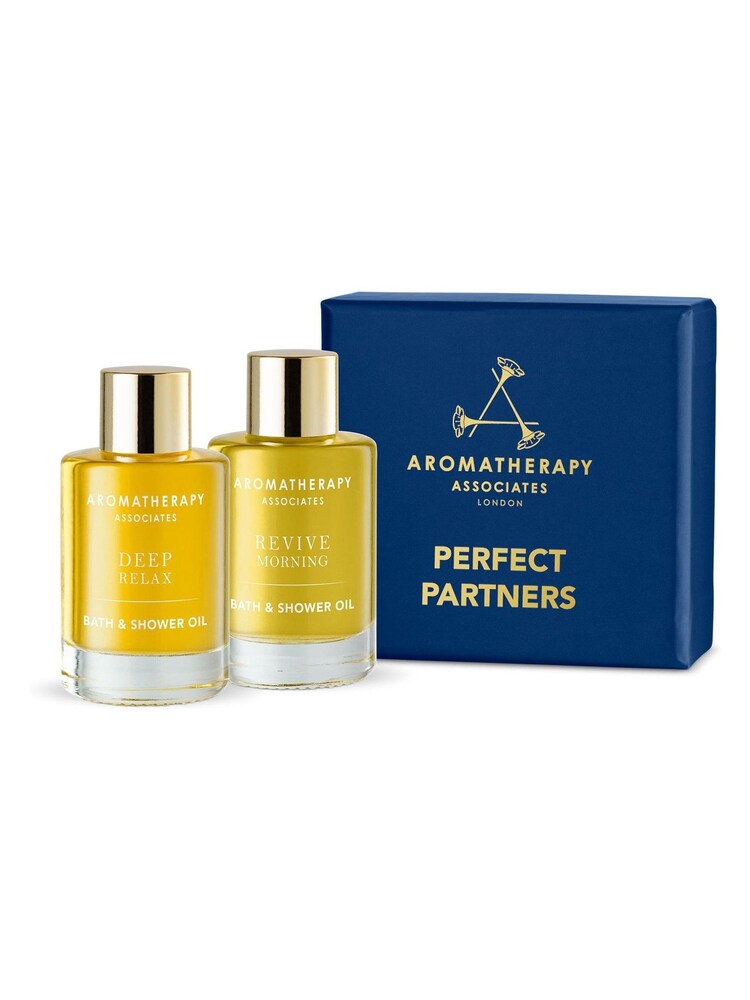 Aromatherapy Associates Perfect Partners Shower Oil 9ml Duo - Image 1 of 5