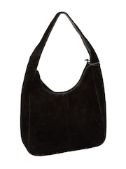 Cultured London Black 'Eloise' Suede & Leather Handbag - Image 5 of 7