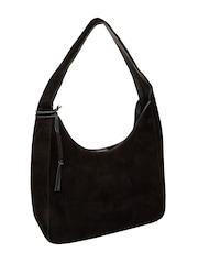 Cultured London Black 'Eloise' Suede & Leather Handbag - Image 7 of 7