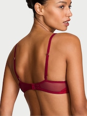 Victoria's Secret Red Lacquer Plunge Push Up Lace Bra - Image 2 of 2