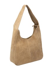 Cultured London Natural 'Eloise' Suede & Leather Handbag - Image 3 of 5