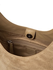 Cultured London Natural 'Eloise' Suede & Leather Handbag - Image 4 of 5
