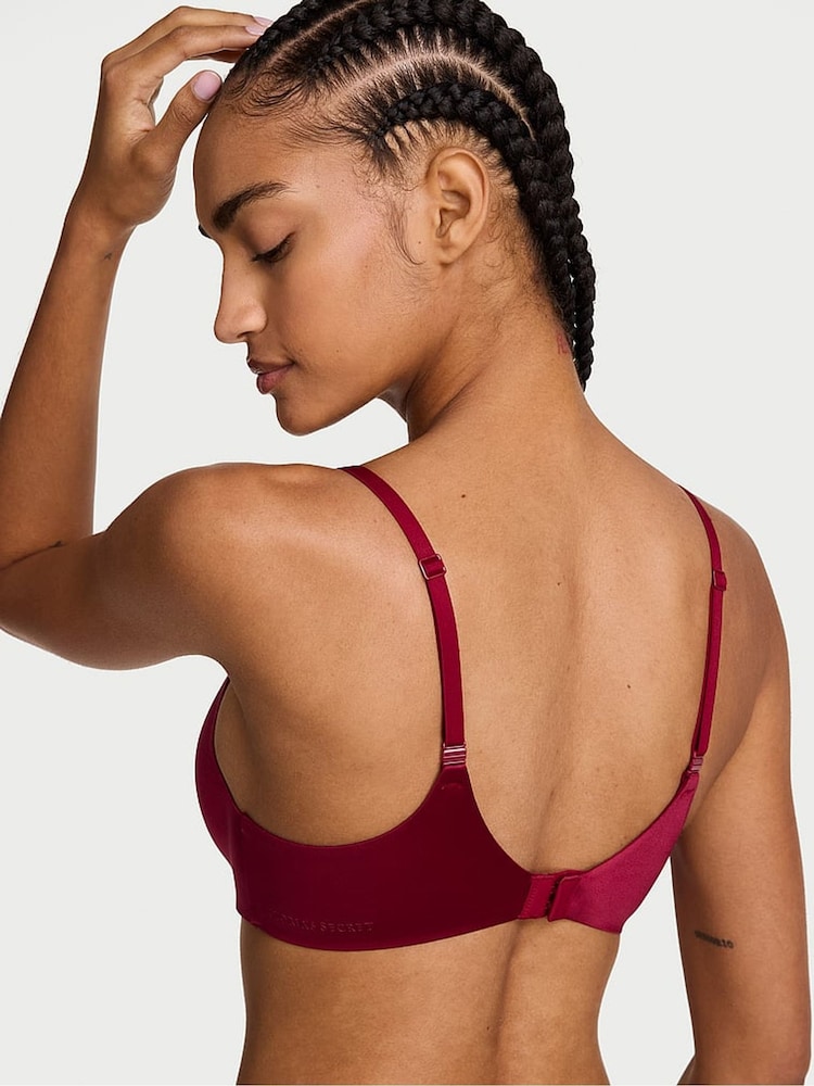 Victoria's Secret Red Lacquer Lightly Lined Demi Flexfactor Bra - Image 2 of 2 Victoria's Secret Red Lacquer Lightly Lined Demi Flexfactor Bra - Image 2 of 2