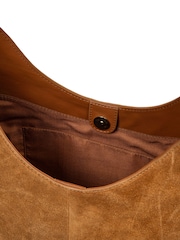 Cultured London Brown 'Eloise' Suede & Leather Handbag - Image 8 of 8