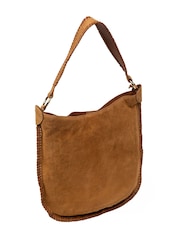 Cultured London Brown 'Bonnie' Leather Shoulder Bag - Image 4 of 6