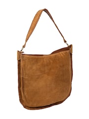 Cultured London Brown 'Bonnie' Leather Shoulder Bag - Image 6 of 6