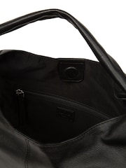 Cultured London Black 'Aspen' Leather Tote Bag - Image 7 of 8