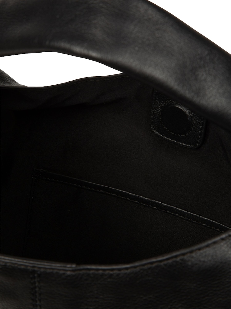 Cultured London Black 'Aspen' Leather Tote Bag - Image 8 of 8