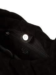 Cultured London Black 'Beatriz' Suede Handbag - Image 4 of 6