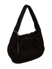 Cultured London Black 'Beatriz' Suede Handbag - Image 5 of 6