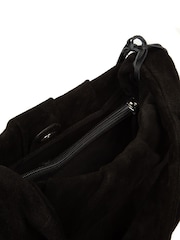 Cultured London Black 'Beatriz' Suede Handbag - Image 6 of 6