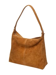 Cultured London Brown 'Camille' Suede Shoulder Bag - Image 4 of 5