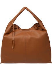 Cultured London Brown 'Aspen' Leather Tote Bag - Image 3 of 7